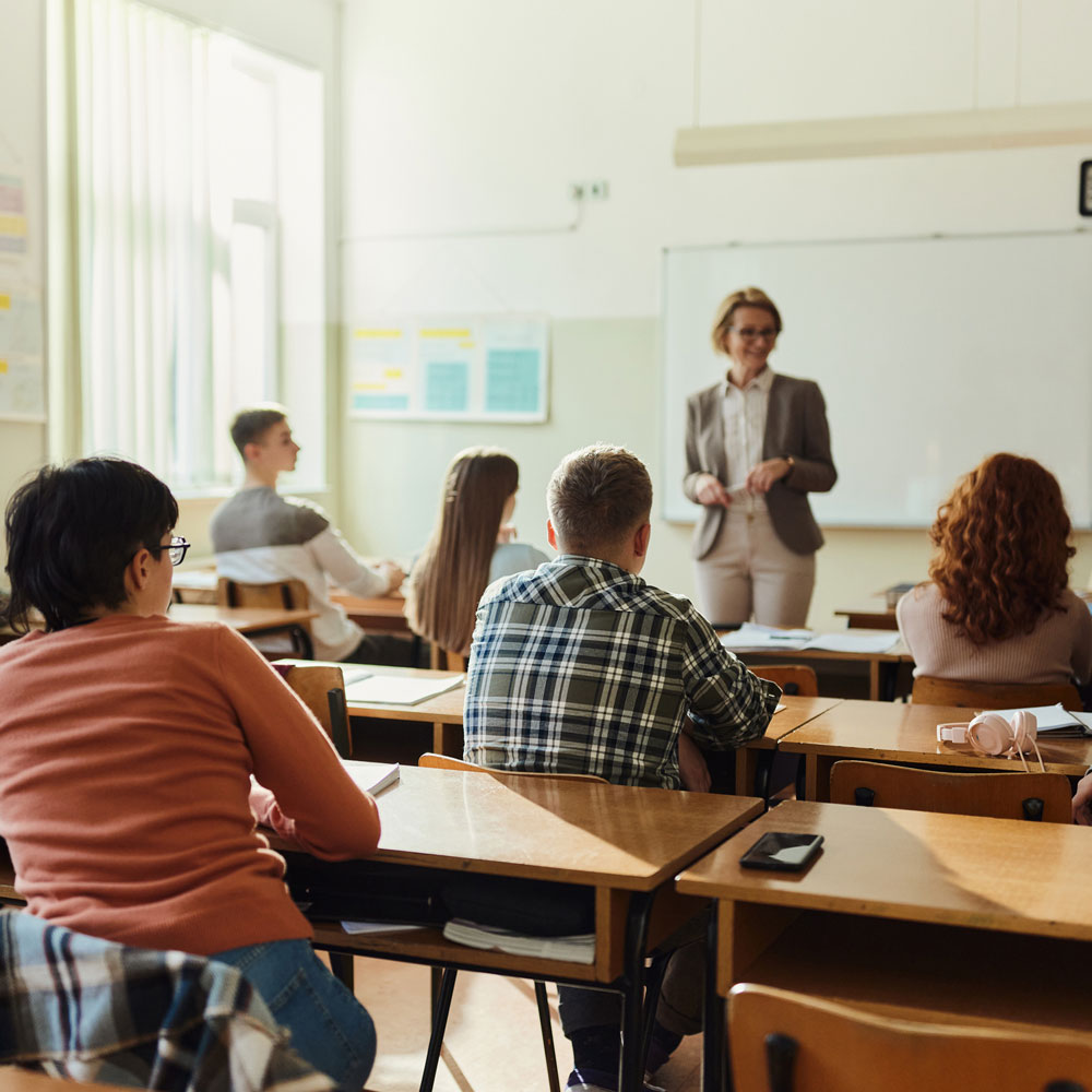 students in classroom