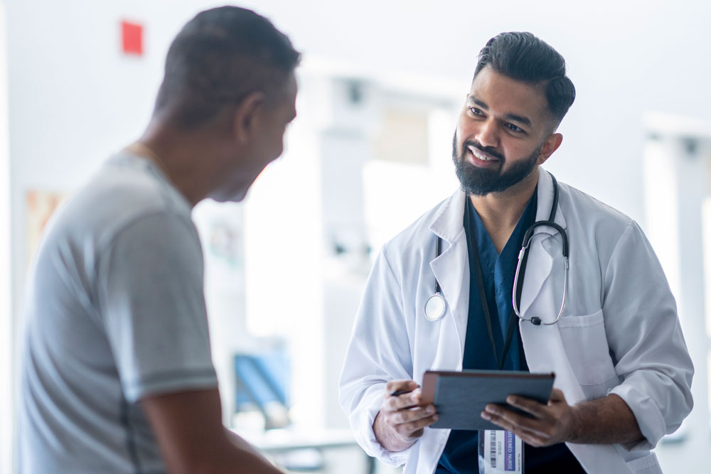 doctor and patient mental health screening